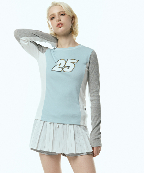 OOH-AHH(ウーアー)の「25カラーリレーションTシャツ(ソラ)(Tシャツ/カットソー・レディース・その他・FREE)」の3枚目の写真