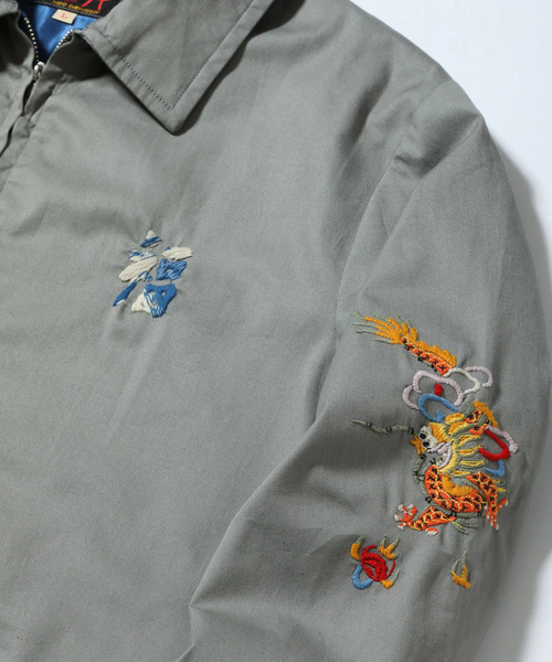 TAILOR TOYO(テーラートウヨウ)の「TAILOR TOYO / テーラー東洋 コットン ベトナム ジャケット “ドラゴン”(その他アウター・メンズ・グレー・XX-LARGE/X-LARGE/LARGE)」の5枚目の写真