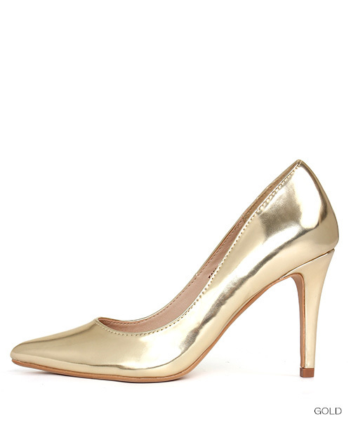 RANDA（ランダ）の「ポインテッドトゥハイヒールパンプス（パンプス・レディース・グレー/シルバー/ブラック/カーキ/ホワイト/ピンク/ゴールド・25.5/22/23/23.5/26.5/25/22.5/24/24.5/26）」の7枚目の写真