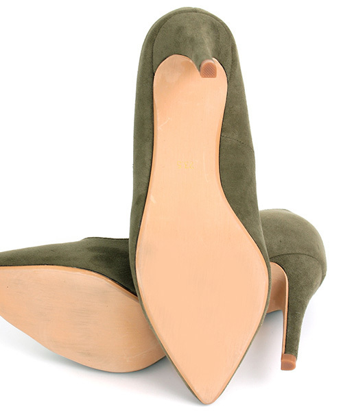 RANDA（ランダ）の「ポインテッドトゥハイヒールパンプス（パンプス・レディース・グレー/シルバー/ブラック/カーキ/ホワイト/ピンク/ゴールド・25.5/22/23/23.5/26.5/25/22.5/24/24.5/26）」の11枚目の写真