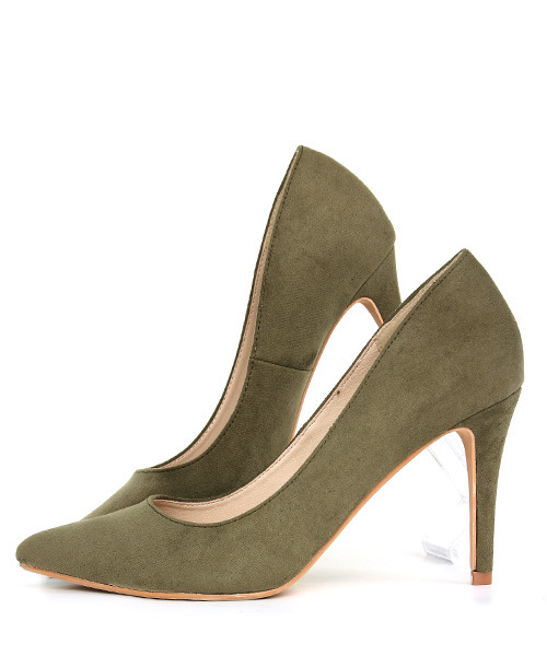 RANDA（ランダ）の「ポインテッドトゥハイヒールパンプス（パンプス・レディース・グレー/シルバー/ブラック/カーキ/ホワイト/ピンク/ゴールド・25.5/22/23/23.5/26.5/25/22.5/24/24.5/26）」の12枚目の写真