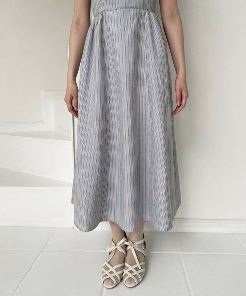 an another angelus（アンアナザーアンジェラス）の「ストライプ2wayマリンワンピース（ワンピース・レディース・グリーン/ブルー・FREE）」の9枚目の写真