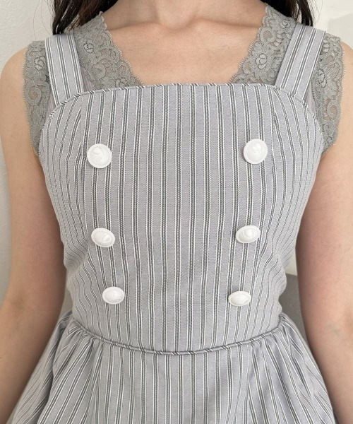 an another angelus（アンアナザーアンジェラス）の「ストライプ2wayマリンワンピース（ワンピース・レディース・グリーン/ブルー・FREE）」の14枚目の写真