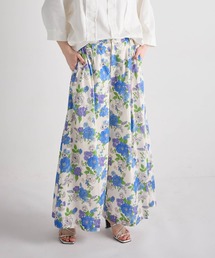 ATS（エーティーエス）の「フラワープリント柄ガウチョパンツ（その他パンツ）」
