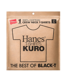 HANES / ヘインズ T-SHIRTS KURO HM1-D202
