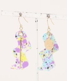 Beauty bell/アクリルフープピアス