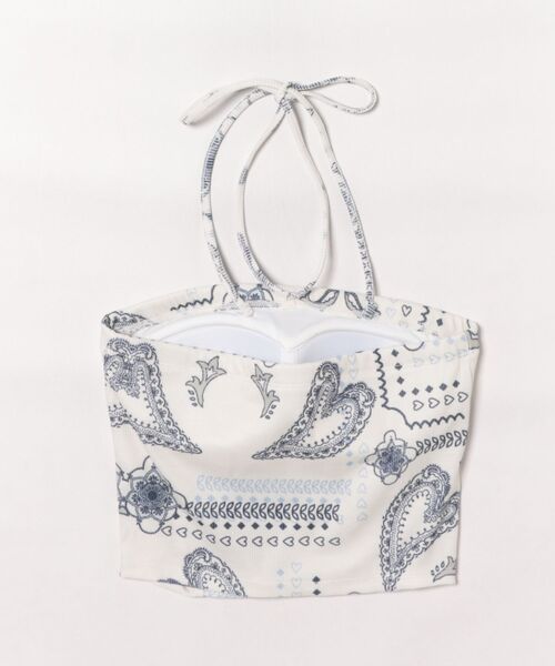 EMODA（エモダ）の「MINIMAL BARE TOP（Tシャツ/カットソー・レディース・ホワイト/その他/ブラック・FREE）」の4枚目の写真