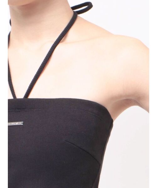 EMODA(エモダ)の「MINIMAL BARE TOP(Tシャツ/カットソー・レディース・ホワイト/その他/ブラック・FREE)」の9枚目の写真