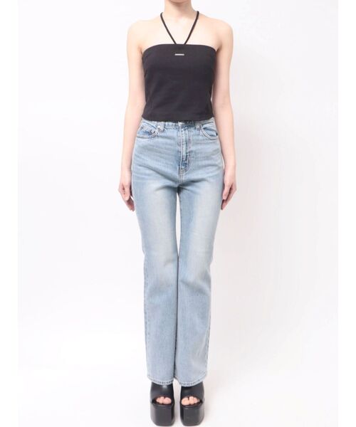 EMODA(エモダ)の「MINIMAL BARE TOP(Tシャツ/カットソー・レディース・ホワイト/その他/ブラック・FREE)」の14枚目の写真
