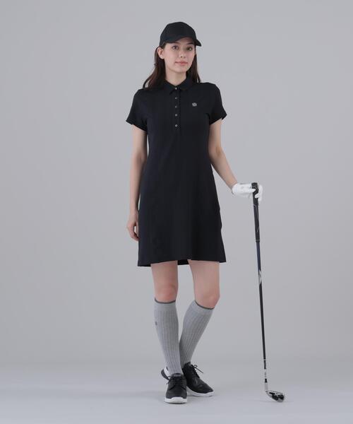 St ANDREWS(セントアンドリュース)の「【St ANDREWS】縄柄リンクス半袖ワンピース (WOMENS)(ワンピース・レディース・ホワイト/ブラック/ブルー・S/M)」の6枚目の写真