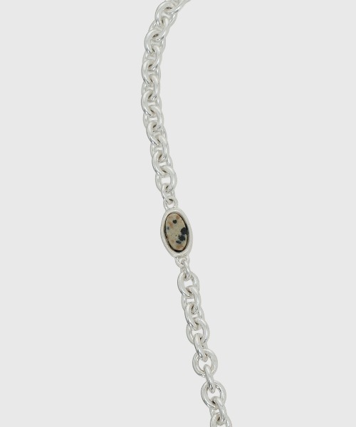 CREDONA（クレドナ）の「STONE CHAIN NECKLACE/ストーンチェーンネックレス（ネックレス・レディース・シルバー・FREE）」の9枚目の写真