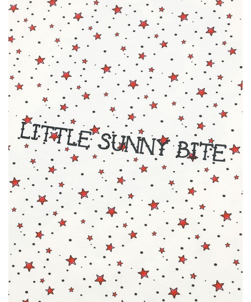 Little sunny bite（リトルサニーバイト）の「【8】【it】【Little sunny bite】hello kitty x little sunny bite star print long tee（Tシャツ/カットソー・レディース・ピンク/ホワイト/ブラック・MEDIUM/SMALL）」の14枚目の写真