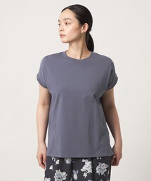 コットン ハイネック フレンチスリーブTシャツ ＜A DAY IN THE LIFE＞