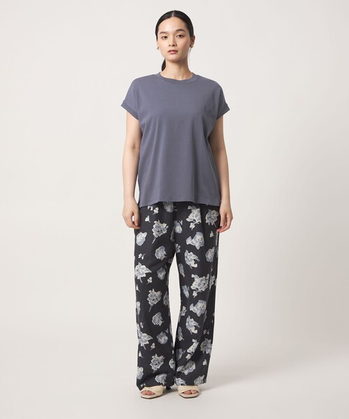 A DAY IN THE LIFE UNITED ARROWS(アデイインザライフユナイテッドアローズ)の「コットン ハイネック フレンチスリーブTシャツ <A DAY IN THE LIFE>(Tシャツ/カットソー・レディース・オフホワイト/ナチュラル/その他1/ロイヤルブルー/ダークブラウン/ピンク・M/S)」の17枚目の写真