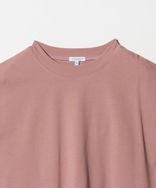 A DAY IN THE LIFE UNITED ARROWS(アデイインザライフユナイテッドアローズ)の「コットン ハイネック フレンチスリーブTシャツ <A DAY IN THE LIFE>(Tシャツ/カットソー・レディース・オフホワイト/ナチュラル/その他1/ロイヤルブルー/ダークブラウン/ピンク・M/S)」の10枚目の写真