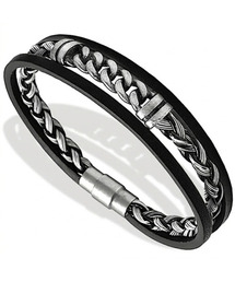 MARK-4（マーク4）の「LAYERED LEATHER BRACELET (EVOLUTION)（ブレスレット）」