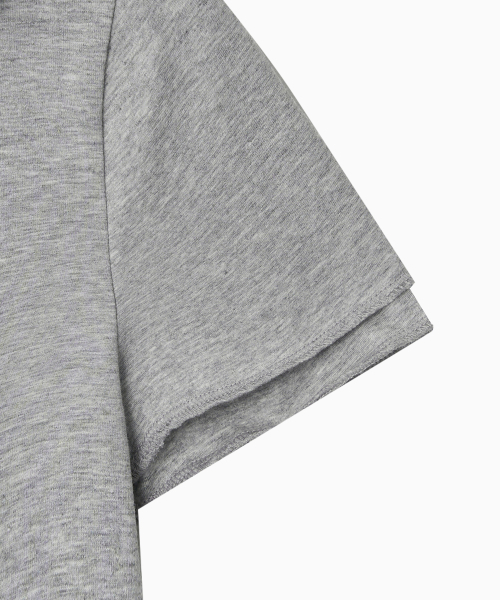 OHESHIO(オヘシオ)の「HOODED LAYERED CAP SLEEVE T-SHIRT, MELANGE(パーカー・レディース・その他・FREE)」の10枚目の写真