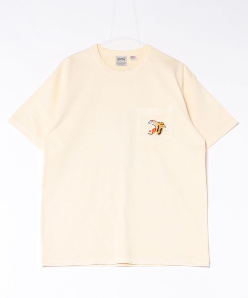 HOUSTON(ヒューストン)の「【HOUSTON】PIGMENT U.S.COTTON PRINT TEE(TIGER) 22395(Tシャツ/カットソー・メンズ・ナチュラル/ブラック・L/M)」の10枚目の写真