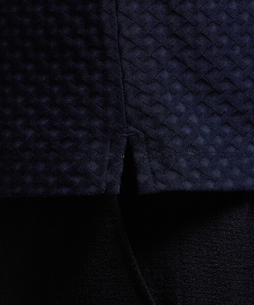 HIDEAWAYS NICOLE（ハイダウェイニコル）の「【HIDEAWAYS BLACK】バスケットリンクスジャガードポロシャツ（ポロシャツ・メンズ・ライトグレー/ホワイト/ネイビー/ブラック/ブルー・XL/L/M/XXL）」の22枚目の写真