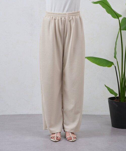 Jena espace merveilleux(ジェナ エスパスメルヴェイユ)の「ストライプワイドパンツ(その他パンツ・レディース・ブラック/ベージュ・FREE)」の11枚目の写真