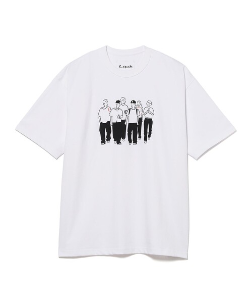 BEAMS T（ビームスティー）の「YU NAGABA / T-shirt（Tシャツ/カットソー・メンズ・ホワイト・SMALL/X-SMALL/LARGE/MEDIUM/X-LARGE/XX-LARGE）」の2枚目の写真