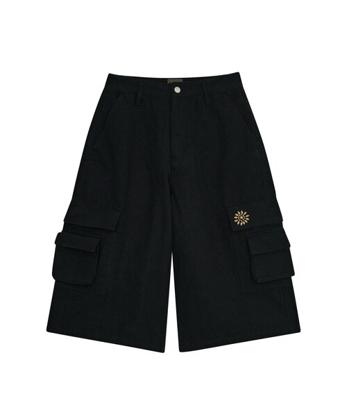 CIAOPANIC（チャオパニック）の「【DEFGARMENTS/デフガーメンツ】OX. CARGO SHORTS（その他パンツ・レディース・ブラック/ベージュ・LARGE/MEDIUM/SMALL）」の4枚目の写真