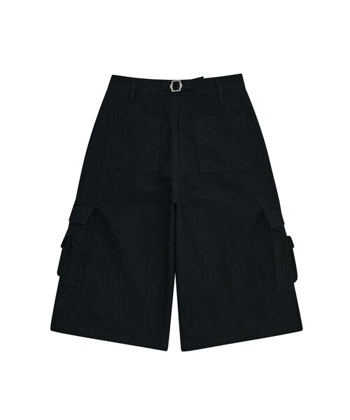 CIAOPANIC（チャオパニック）の「【DEFGARMENTS/デフガーメンツ】OX. CARGO SHORTS（その他パンツ・レディース・ブラック/ベージュ・LARGE/MEDIUM/SMALL）」の5枚目の写真