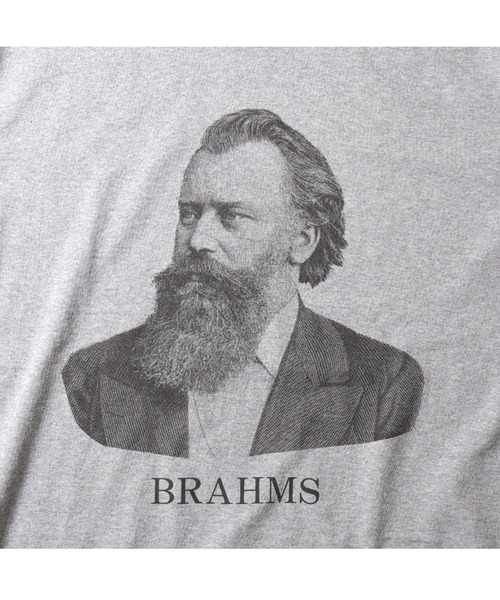 HOUSTON(ヒューストン)の「BRAHAMS Tシャツ(Tシャツ/カットソー・メンズ・オフホワイト/グレー/オリーブ・MEDIUM/X-LARGE/LARGE)」の9枚目の写真