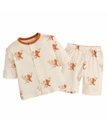 moimoln（モイモルン）の「【セットアップ】フレンズアニマル7分袖トップス＆パンツ（セットアップ）」