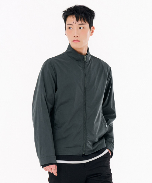 CHASECULT(チェイスカルト)の「男性ストレッチジップアップジャケット-FBRK4121C0C(ナイロンジャケット・メンズ・ダークグリーン・95/100/105/110)」の3枚目の写真
