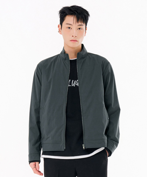 CHASECULT(チェイスカルト)の「男性ストレッチジップアップジャケット-FBRK4121C0C(ナイロンジャケット・メンズ・ダークグリーン・95/100/105/110)」の4枚目の写真