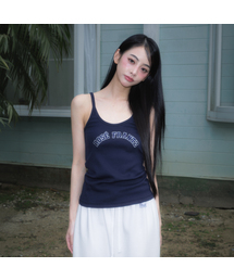 Round Patch Sleeveless [Navy]