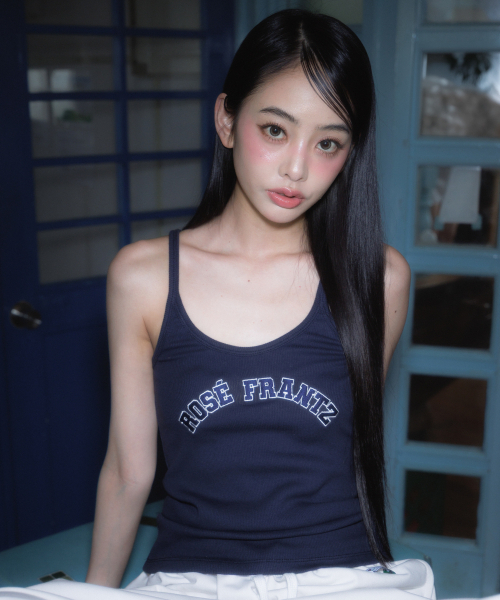 ROSEFRANTZ（ロゼフランツ）の「Round Patch Sleeveless [Navy]（Tシャツ/カットソー・レディース・ネイビー・OS）」の7枚目の写真