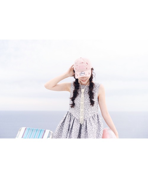 FURFUR(ファーファー)の「フラワージャガードミニドレス(ドレス・レディース・ピンク/グレー/ブラック・F)」の11枚目の写真