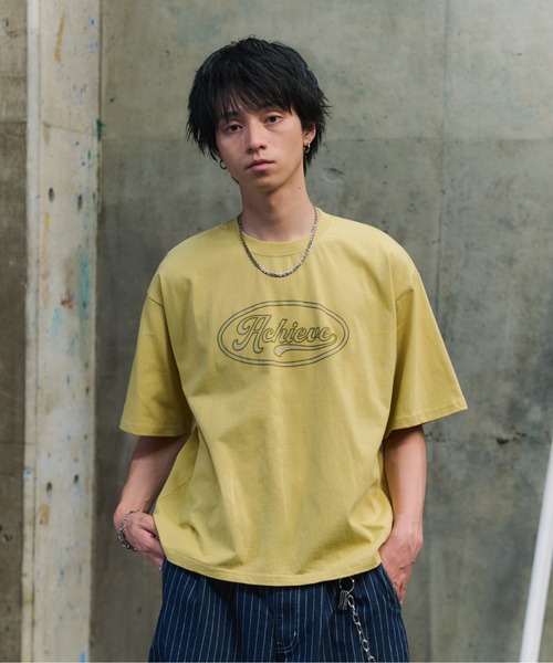 ILL'S(イルズ)の「FRONT GRAPHIC T-SHIRT / フロントグラフィックTシャツ メンズ レディース ユニセックス(Tシャツ/カットソー・メンズ・チャコールグレー/イエロー/ピンク・M/L)」の3枚目の写真