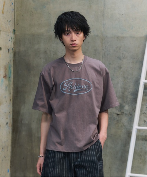 ILL'S(イルズ)の「FRONT GRAPHIC T-SHIRT / フロントグラフィックTシャツ メンズ レディース ユニセックス(Tシャツ/カットソー・メンズ・チャコールグレー/イエロー/ピンク・M/L)」の18枚目の写真