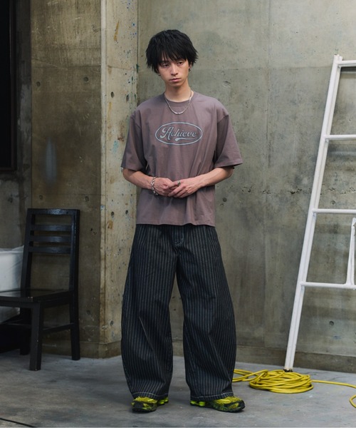 ILL'S(イルズ)の「FRONT GRAPHIC T-SHIRT / フロントグラフィックTシャツ メンズ レディース ユニセックス(Tシャツ/カットソー・メンズ・チャコールグレー/イエロー/ピンク・M/L)」の22枚目の写真