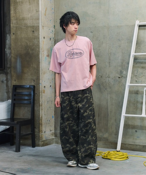 ILL'S(イルズ)の「FRONT GRAPHIC T-SHIRT / フロントグラフィックTシャツ メンズ レディース ユニセックス(Tシャツ/カットソー・メンズ・チャコールグレー/イエロー/ピンク・M/L)」の14枚目の写真