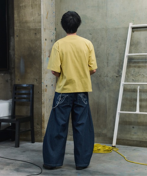 ILL'S(イルズ)の「FRONT GRAPHIC T-SHIRT / フロントグラフィックTシャツ メンズ レディース ユニセックス(Tシャツ/カットソー・メンズ・チャコールグレー/イエロー/ピンク・M/L)」の9枚目の写真
