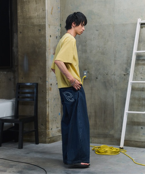 ILL'S(イルズ)の「FRONT GRAPHIC T-SHIRT / フロントグラフィックTシャツ メンズ レディース ユニセックス(Tシャツ/カットソー・メンズ・チャコールグレー/イエロー/ピンク・M/L)」の8枚目の写真
