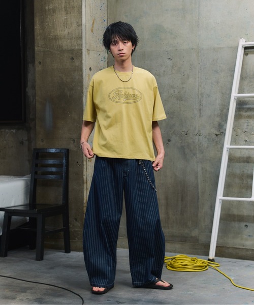 ILL'S(イルズ)の「FRONT GRAPHIC T-SHIRT / フロントグラフィックTシャツ メンズ レディース ユニセックス(Tシャツ/カットソー・メンズ・チャコールグレー/イエロー/ピンク・M/L)」の6枚目の写真