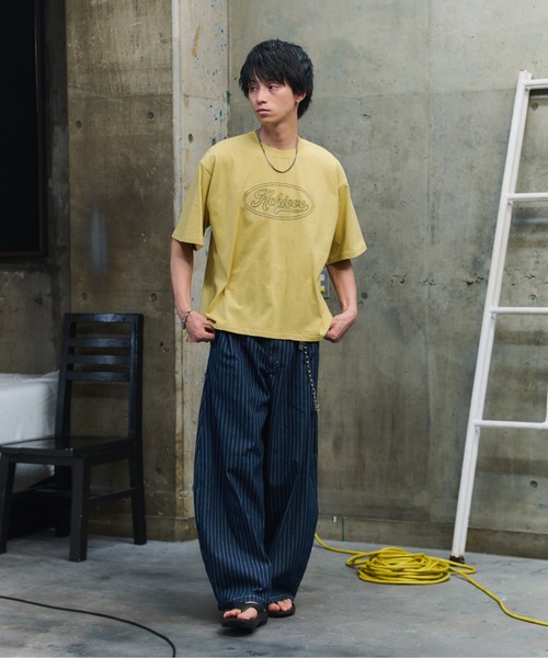 ILL'S(イルズ)の「FRONT GRAPHIC T-SHIRT / フロントグラフィックTシャツ メンズ レディース ユニセックス(Tシャツ/カットソー・メンズ・チャコールグレー/イエロー/ピンク・M/L)」の7枚目の写真