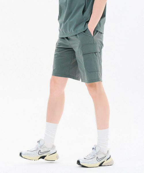 CHASECULT(チェイスカルト)の「共用クールストレッチポケットショートパンツ-FCRU2525E0H(その他パンツ・メンズ・グリーン・67/70/76/82/86)」の2枚目の写真
