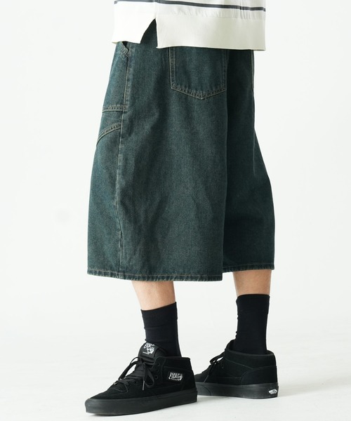 Beno(ビーノ)の「ワイド ショートパンツ(その他パンツ・メンズ・ブルー/グレー/ブラック・MEDIUM/LARGE)」の12枚目の写真