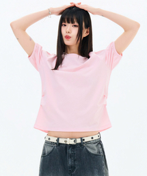 レディース クールボリュームスリーブ 半袖Tシャツ-FCZG5854D0P