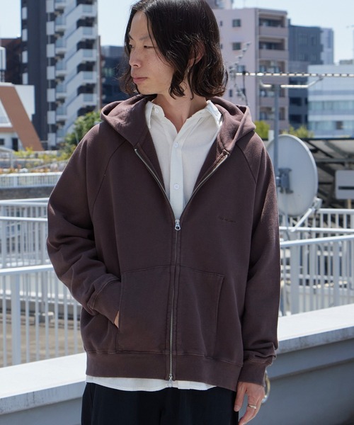 MAUI and Sons(マウイアンドサンズ)の「Maui & Sons / マウイアンドサンズ WEST COAST SHADE PARKA ブランドロゴ ジップフーディー パーカー メンズ 2026年 夏 夏服(パーカー・メンズ・ブラック/ブラウン/グレー/グリーン・S/M/L)」の4枚目の写真