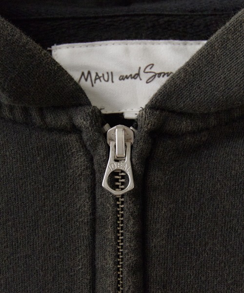 MAUI and Sons(マウイアンドサンズ)の「Maui & Sons / マウイアンドサンズ WEST COAST SHADE PARKA ブランドロゴ ジップフーディー パーカー メンズ 2026年 夏 夏服(パーカー・メンズ・ブラック/ブラウン/グレー/グリーン・S/M/L)」の18枚目の写真