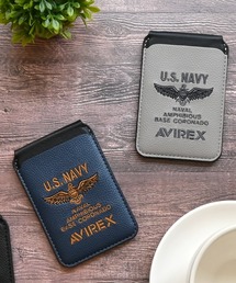 AVIREX | アヴィレックス MagSafeカードケース 刺繍(スマホグッズ)
