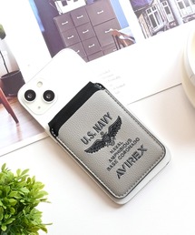 AVIREX | アヴィレックス MagSafeカードケース 刺繍(スマホグッズ)