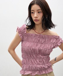 シャーリング2wayキャミトップス